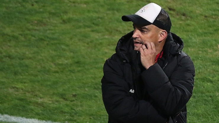 John Armijo, entrenador de Deportes Melipilla en el Campeonato Nacional