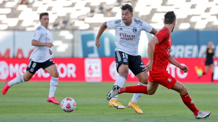 Iván Morales, delantero y goleador de Colo Colo