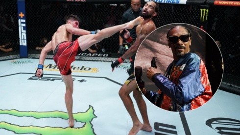 Snoop Dogg disfrutó con la tremenda patada de Ignacio Jaula Bahamondes en el UFC