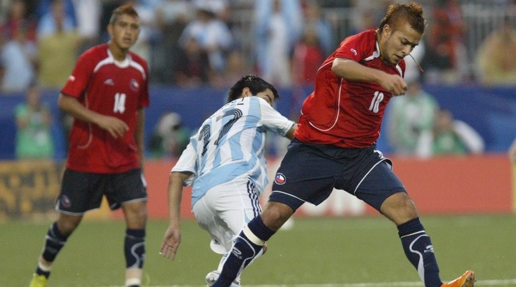 Mathías Vidangossy en la selección chilena en el Mundial de Canadá | Foto: Getty Images