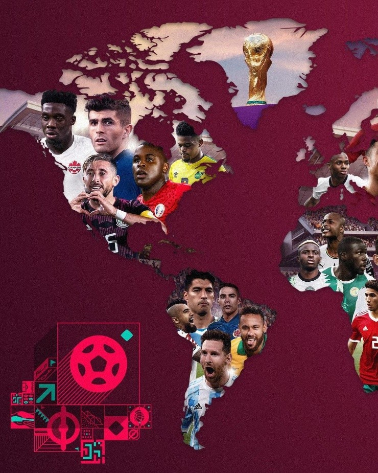 El polémico mapa que publicó la FIFA y sacó roncha en Perú por la posición que ocupa Arturo Vidal en el mapa