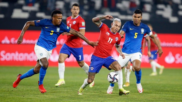 Eduardo Vargas, delantero de Atlético Mineiro de Brasil y la selección chilena