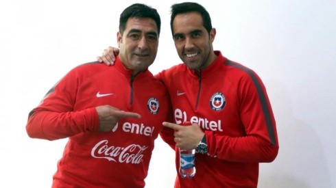 Nelson Tapia y Claudio Bravo tienen una gran amistad de años, la que comenzó cuando compartieron en la Roja. | Foto: ANFP