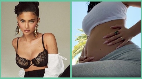 Kylie Jenner confirma embarazo y se muestra con su vientre abultado.