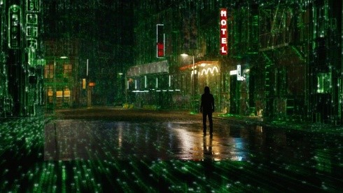 Neo nuevamente está perdido en la matriz, en The Matrix Resurrections.