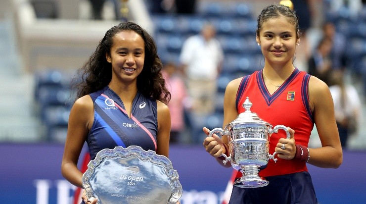 Emma Raducanu vence a Leylah Fernández en la final del US Open | Foto: Getty Images