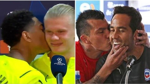 Los cracks del Dortmund revivieron el icónico beso entre el Pitbull Medel y el capitán de La Roja.