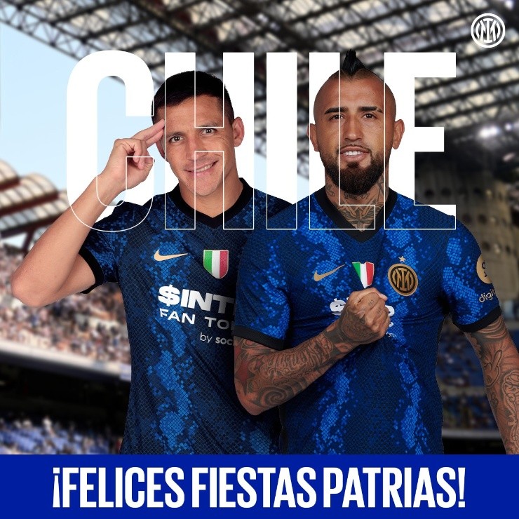 Inter no quiso quedarse abajo de los festejos patrios.