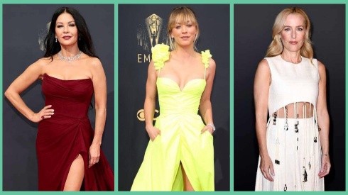 Catherine Zeta-Jones, Kayley Cuoco y Gillian Anderson fueron parte de las celebridades presentes en la premiación de los Emmy 2021.