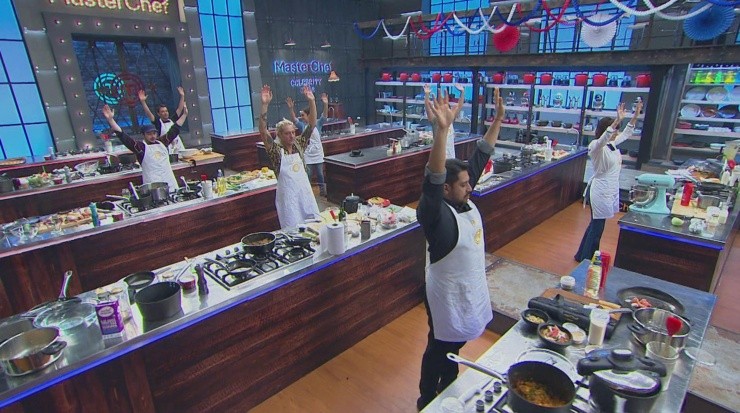 La primera prueba del más reciente episodio de Masterchef Celebrity.