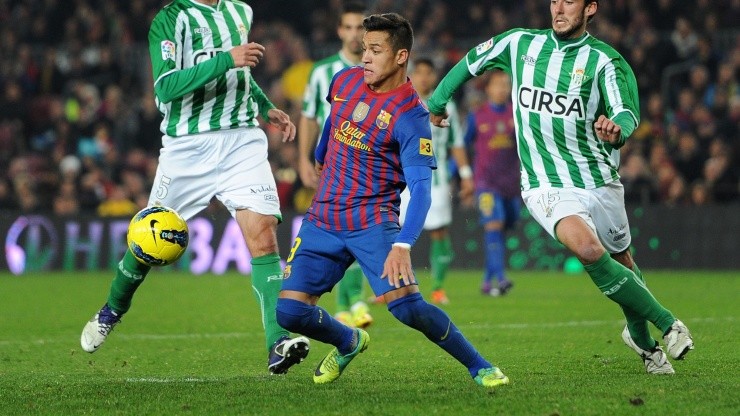Alexis Sánchez jugó tres temporadas en el Barcelona de España