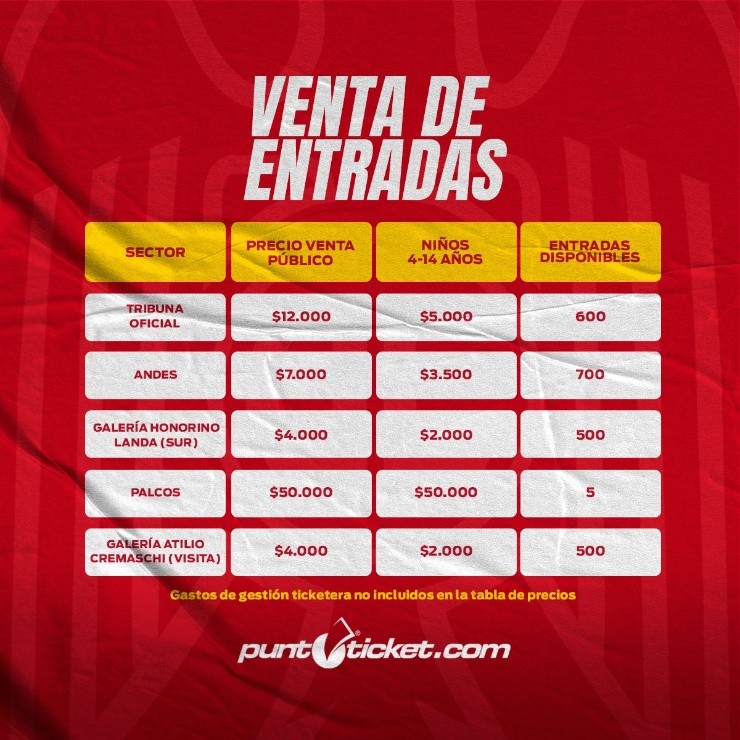 Este es el valor de las entradas para el compromiso de Unión Española vs Deportes La Serena por el Campeonato Nacional.