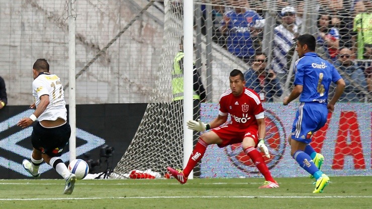 Marco Antonio Figueroa todavía lamenta el gol de Felipe Flores en el Superclásico de 2013 en el Monumental