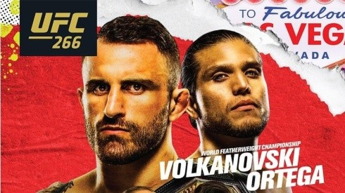 Volkanovsky y Ortega animan el evento central de UFC 266.