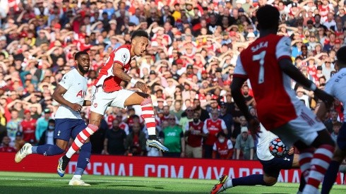 Aubameyang marcó el segundo del Arsenal