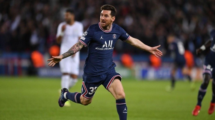 El gol de Lio Messi llega en el minuto 74 de partido lo que sirve para ampliar el marcador ante el Manchester City por la Champions League. Foto: @PSG_espanol