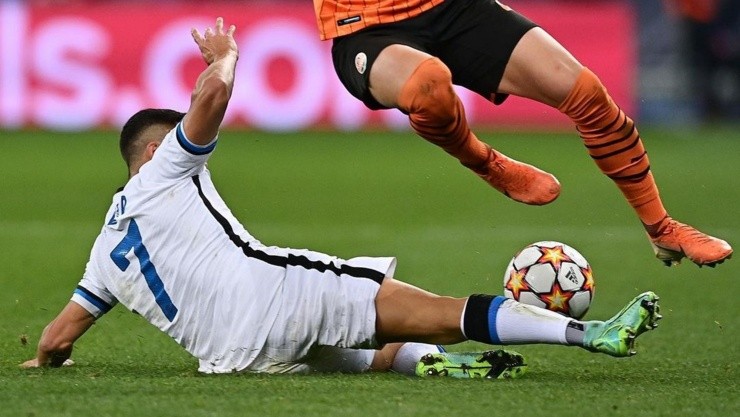 Alexis Sánchez, delantero chileno del Inter de Milán