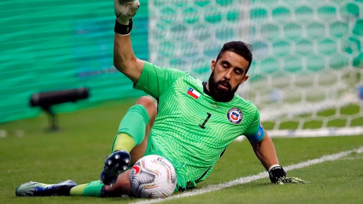 Claudio Bravo, arquero chileno del Betis de España