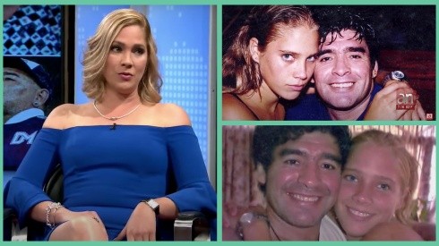 Mavys Álvarez, la novia cubana de Diego Maradona, en el estudio de América Noticias, de América Tevé.