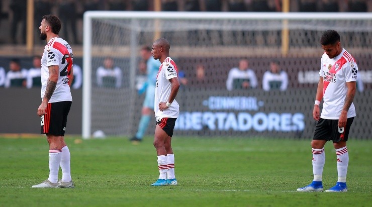 Paulo Díaz ingresó en el segundo tiempo en la final entre River y Flamengo, donde ganaron los brasileños en Perú.