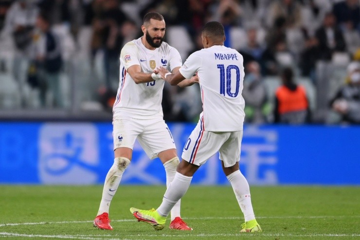 Karim Benzema y Kylian Mbappé hicieron estragos en el segundo tiempo. (Foto: Getty Images)