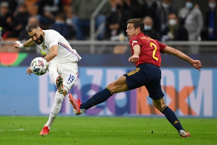 Karim Benzema empató el partido con un golazo de lujo. (Foto: Getty Images)