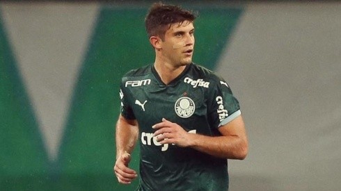 Kuscevic se lesionó en el partido de Palmeiras ante Bahia.