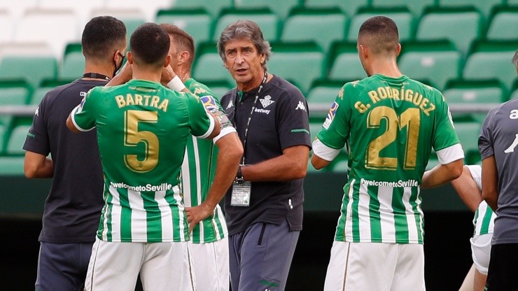 Manuel Pellegrini, entrenador chileno del Real Betis de España