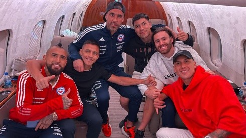 Vidal, Alexis, Bravo, Alarcón, Brereton y Roco viajaron juntos de regreso al Inter, Real Betis, Cádiz, Blackburn Rovers y Elche.