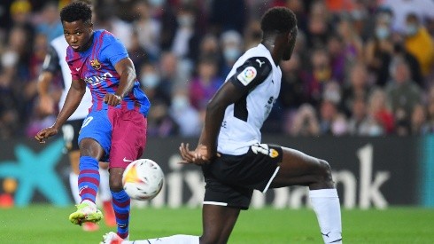 Ansu Fati marcó el primer gol del Barcelona