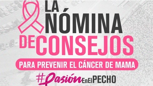 En el mes de la prevención del cáncer de mama, TNT Sports junto al fútbol chileno se unen en una campaña junto a la Corporación Yo Mujer.