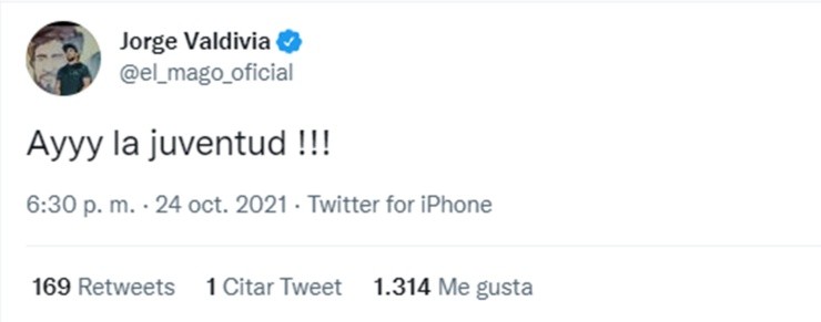 Jorge Valdivia se emocionó con Joan Cruz