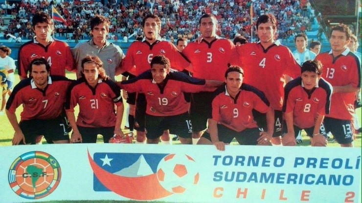 Aceval, Bravo, Bascuñán, Oyarzún, Fuentes, Carrasco, Villanueva, Valdivia, Beausejour, Cáceres y Millar en el Preolímpico Sudamericano de 2004