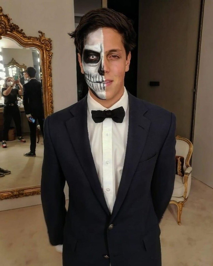 Los disfraces de Halloween: Máximo Menem.