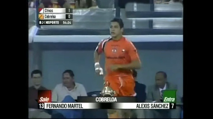 Alexis Sánchez Cobreloa Guadalajara Chivas Copa Libertadores México