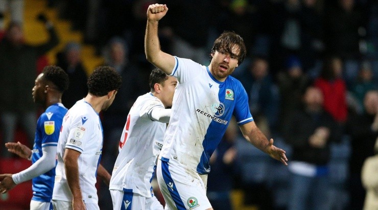 Ben Brereton Díaz anotó en el triunfo del Blackburn y llegó a 13 goles esta temporada. El chileno-inglés llega a las eliminatorias encendido. Foto: Rovers
