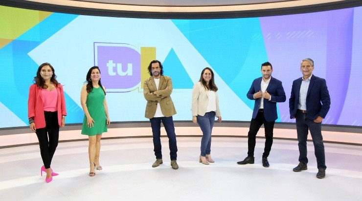 El equipo en pantalla de Tu Día, el nuevo matinal de Canal 13 que reemplazará a Bienvenidos.