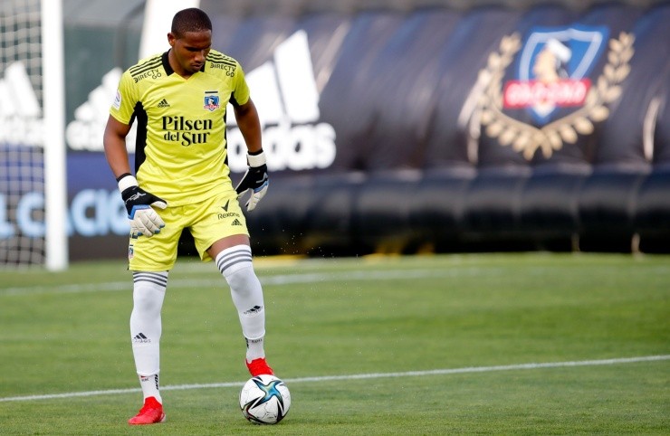 Omar Carabalí, arquero de la selección de Chile y de Colo Colo