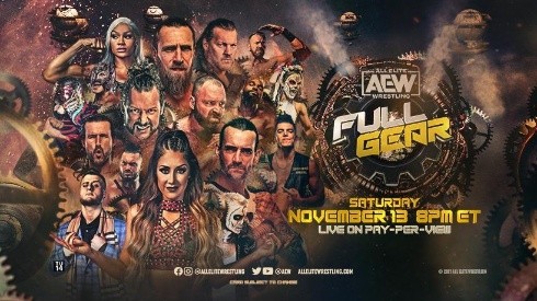 Este sábado se realizará la tercera edición de Full Gear de All Elite Wrestling.