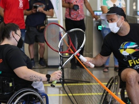 Fer González y Ale Tabilo se lucen en el tenis en silla de ruedas