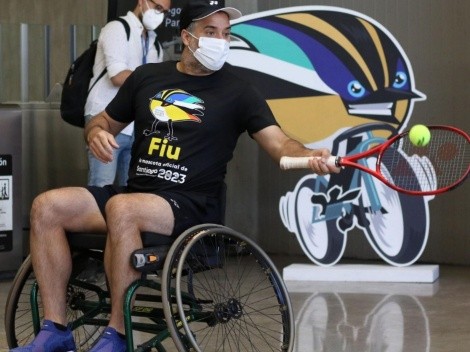 González y Tabilo se lucen jugando tenis en silla de ruedas