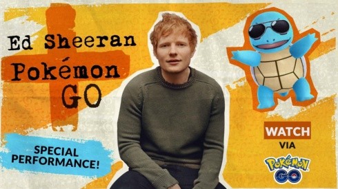 Ed Sheeran cantará seis canciones en Pokémon GO