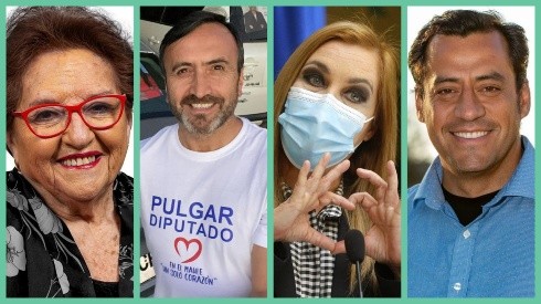 María Luisa Cordero, Francisco Pulgar, Pamela Jiles y Hotuiti Teao, algunos de los candidatos que resultaron electos en las Elecciones 2021.