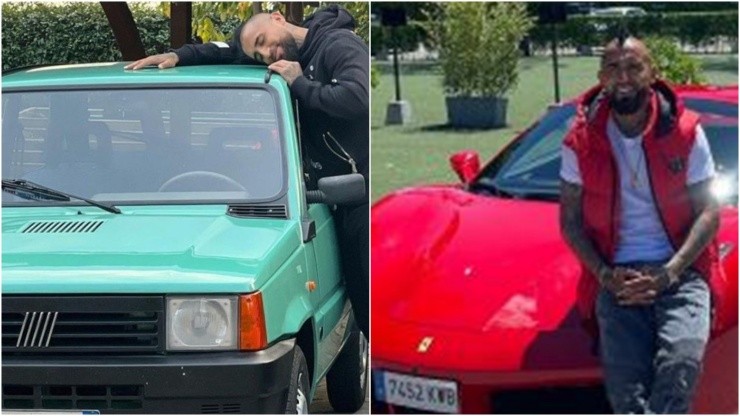 Vidal automovil ferrari spider panda fiat auto