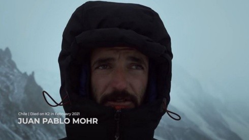 Juan Pablo Mohr en el documental "K2: The mountain of memories"