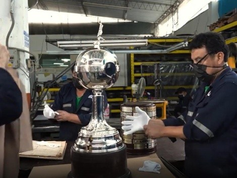 Restauran trofeo de la Copa Libertadores para entregárselo al súper campeón