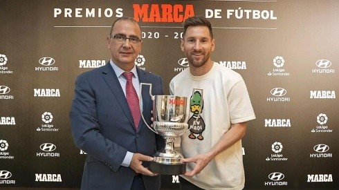 Lionel Messi y su octavo Premio Pichichi: cree que pasará mucho tiempo para que lo superen.