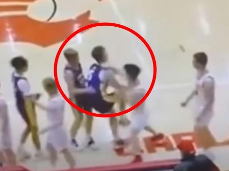 Niño bestia: escándalo en el basket colegial tras brutal agresión