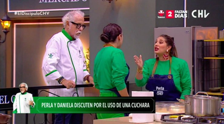 ¡Perla y Daniela Aránguiz se pelean en El Discípulo del Chef! (2)