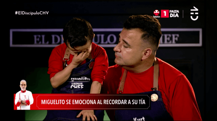 Miguelito se emociona hasta las lágrimas en El Discípulo del Chef.